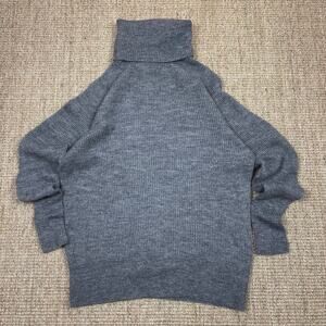 🩶✨ Quince Wool Alpaca Turtleneck Sweater | Medium | Heather Gray